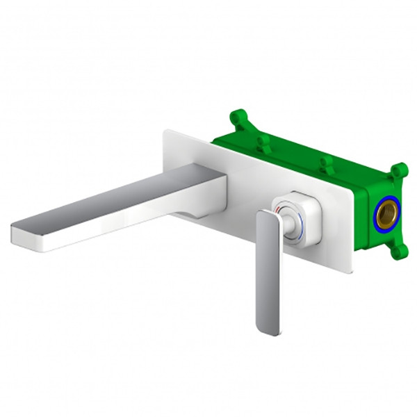 Смеситель для раковины Timo встраиваемый Torne белый (4371/00-16SM) Смеситель для раковины Timo встраиваемый Torne белый (4371/00-16SM)