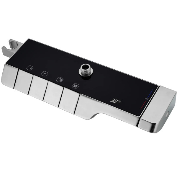 Душевая система термостатическая на четыре режима Rea Rob Nicel (REA-P6624)