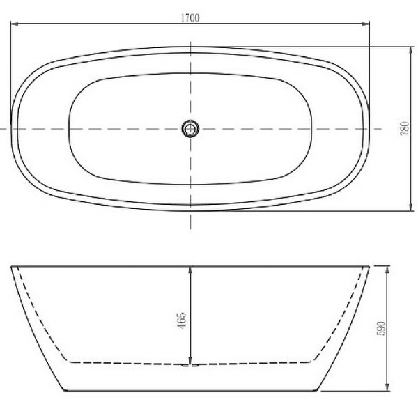 Ванна акриловая Aquatek Тера 1700x780x590 со сливом и ножками белый глянцевый (AQ-128778WT) Ванна акриловая Aquatek Тера 1700x780x590 со сливом и ножками белый глянцевый (AQ-128778WT)
