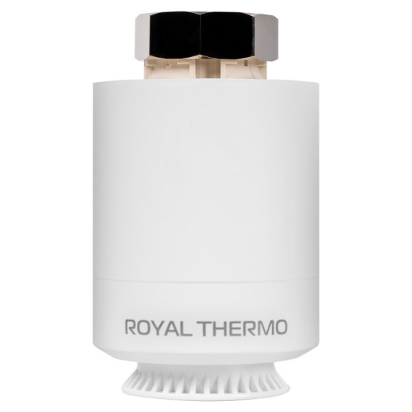 Головка термостатическая М30х1,5 (+click) Royal Thermo Smart Heat электронная (белая) (RTE 77.001) Головка термостатическая М30х1,5 (+click) Royal Thermo Smart Heat электронная (белая) (RTE 77.001)