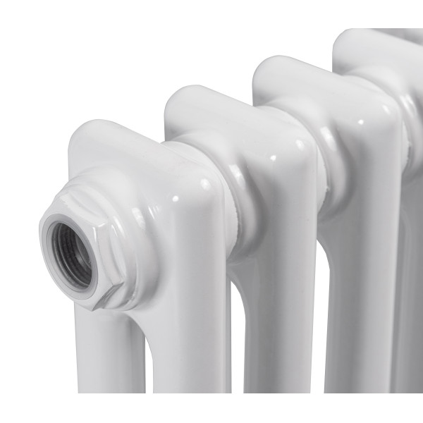 Радиатор стальной трубчатый Velar 2037 34 секции 3/4" U RAL 9016 глянц. боковое подключение Радиатор стальной трубчатый Velar 2037 34 секции 3/4" U RAL 9016 глянц. боковое подключение