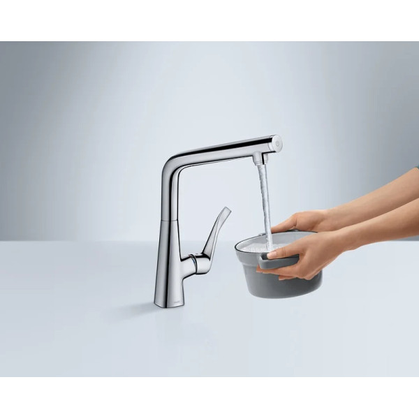 Смеситель для кухни Hansgrohe Metris хром (14883000) Смеситель для кухни Hansgrohe Metris хром (14883000)