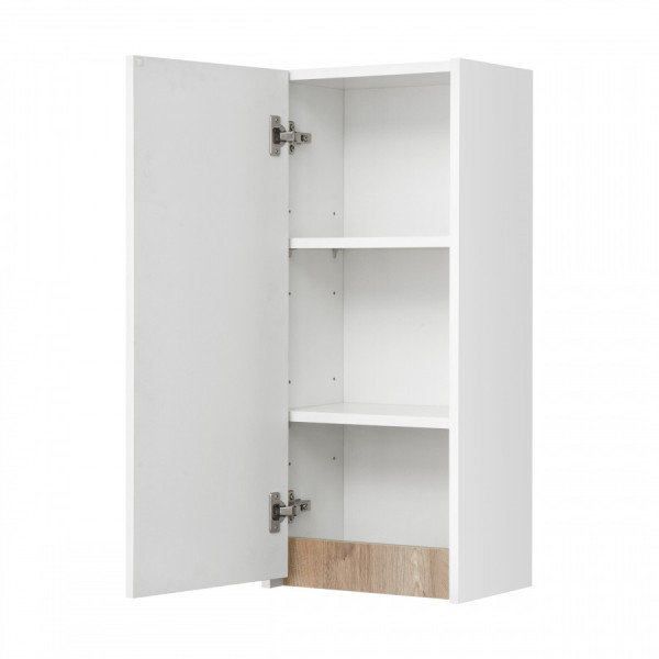 Шкаф подвесной Aquaton Марти 350x230x800 белый глянец, дуб эндгрейн (1.A270.2.03M.Y01.0)