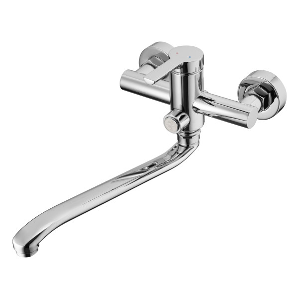 Смеситель для ванны Swedbe Diana 1055 с длинным изливом S-формы хром (1055) Смеситель для ванны Swedbe Diana 1055 с длинным изливом S-формы хром (1055)