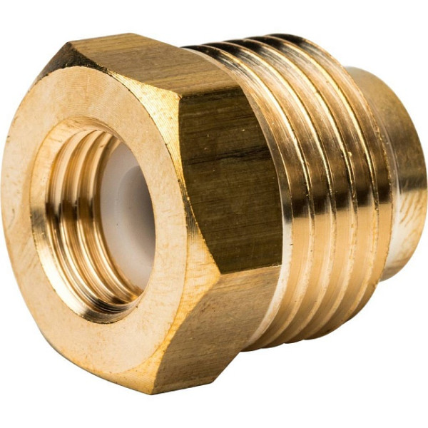 Термоманометр радиальный Stout 1/2" 80 мм 0-120°С 0-6 бар Stout (с автоматическим запорным клапаном) (SIM-1006-800615)