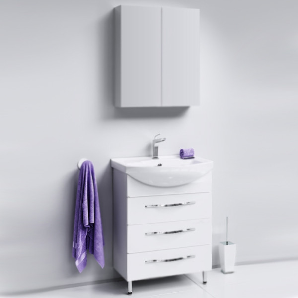 Тумба напольная Aqwella Allegro 660x450x870 белый (Agr.01.06/3) Тумба напольная Aqwella Allegro 660x450x870 белый (Agr.01.06/3)