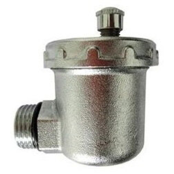 Воздухоотводчик автоматический 3/4" с боковым подключением Kromwell (никель) (EU.ST6033045 34_k) Воздухоотводчик автоматический 3/4" с боковым подключением Kromwell (никель) (EU.ST6033045 34_k)