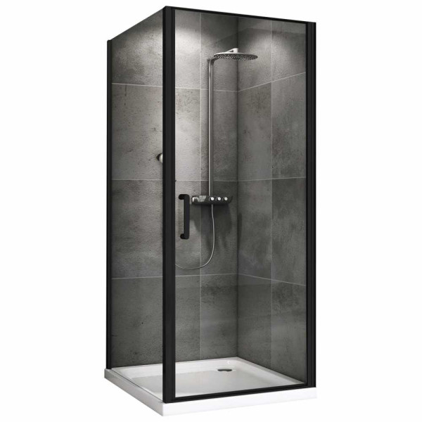 Душевой уголок Abber Sonnenstrand 90x100 стекло прозрачное, профиль черный (AG04100B-S90B) Душевой уголок Abber Sonnenstrand 90x100 стекло прозрачное, профиль черный (AG04100B-S90B)