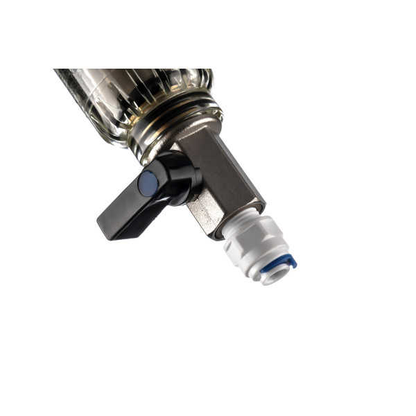 Фильтр самоочищающийся с редуктором Гейзер-Бастион 7508155233 3/4" (прозрачный корпус, со сгонами, без манометра) (32681) Фильтр самоочищающийся с редуктором Гейзер-Бастион 7508155233 3/4" (прозрачный корпус, со сгонами, без манометра) (32681)