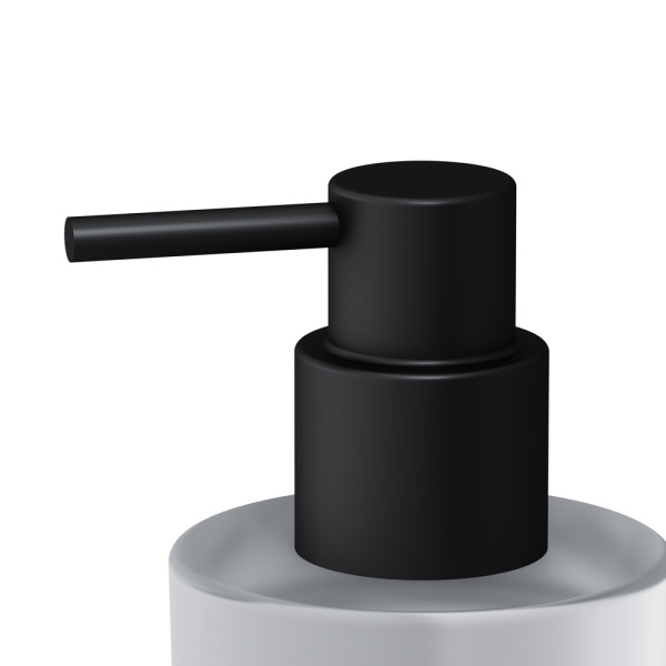 Диспенсер стеклянный AM.PM для жидкого мыла с настенным держателем X-Joy черный (A85A36922)