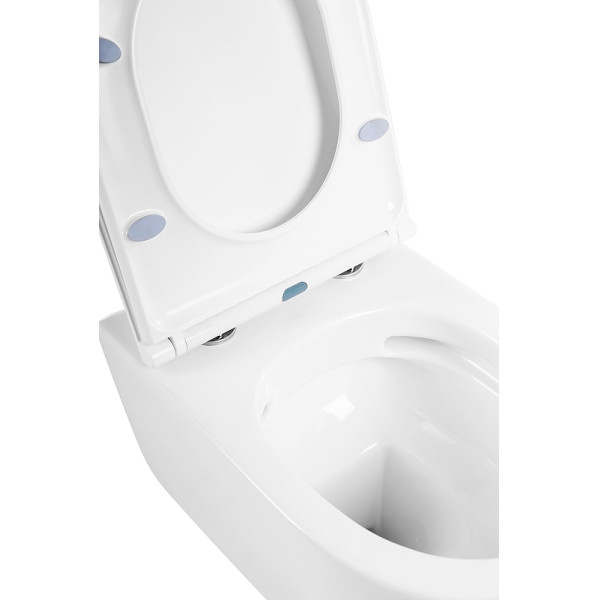 Унитаз подвесной BelBagno Marino безободковый (BB105CHR/BB870SC)