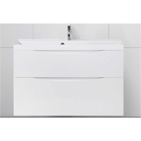Тумба подвесная BelBagno Marino-H60 100 см Bianco Lucido (Marino-H60-1000-2C-SO-BL-P)