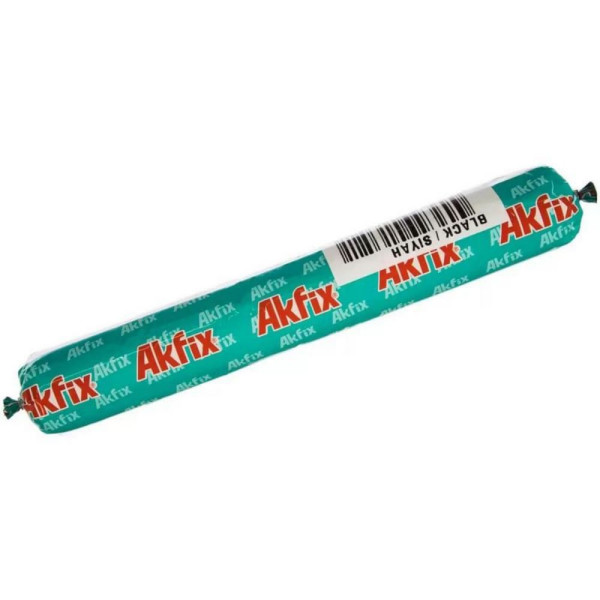 Герметик силиконовый нейтральный для стеклопакетов Akfix 917N IG, 600 мл. (черный) (SA553)