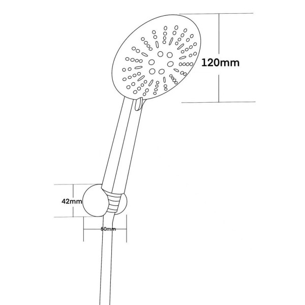 Душевой гарнитур Voda черный (VS102Black) Душевой гарнитур Voda черный (VS102Black)