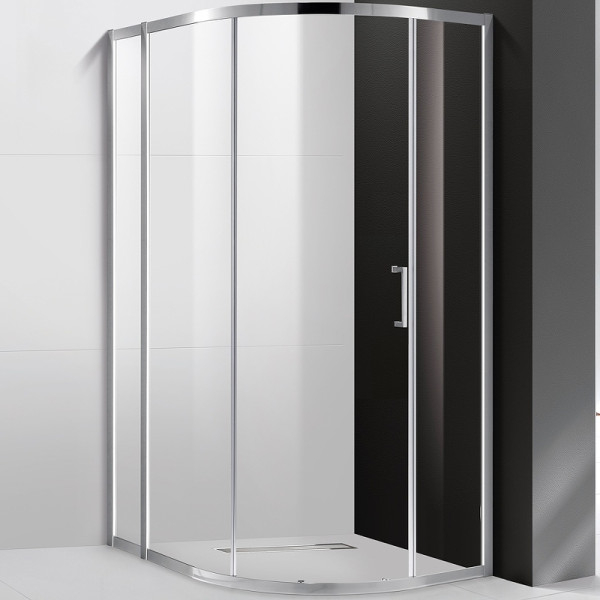 Душевой уголок Cezares Molveno 120x100x195 стекло прозрачное, профиль хром (MOLVENO-RH-1-120/100-C-Cr-IV)