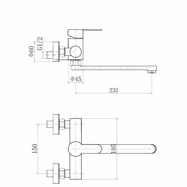 Смеситель для кухни Fashun сатин (A54601)