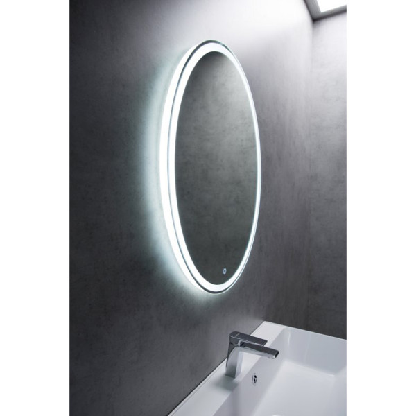 Зеркало с подсветкой BelBagno SPC-VST 60x80 с подогревом (SPC-VST-600-800-LED-TCH-WARM)