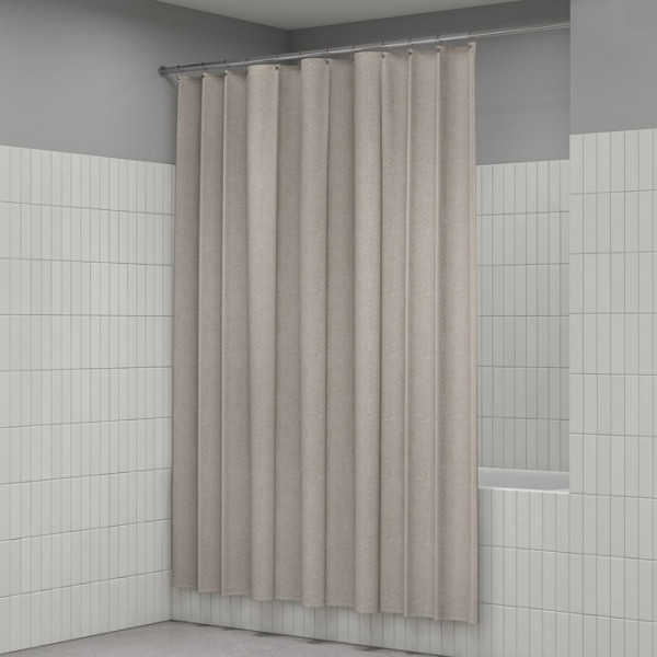 Шторка для ванн текстильная Iddis D?cor 180x200 бежевая (DL02P18i11)