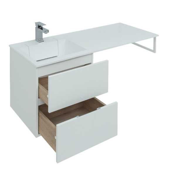 Тумба подвесная Aquanet Алвита 48 480х480х528 2 ящика, белая (243660) Тумба подвесная Aquanet Алвита 48 480х480х528 2 ящика, белая (243660)