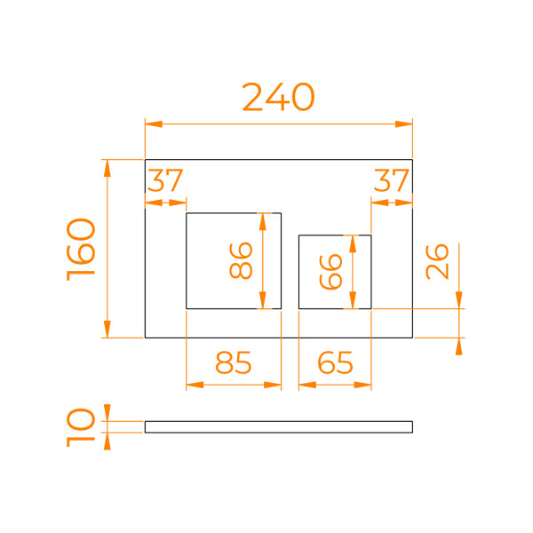 Клавиша смывная RGW SWH-09Gb золотая (68420009-06) Клавиша смывная RGW SWH-09Gb золотая (68420009-06)