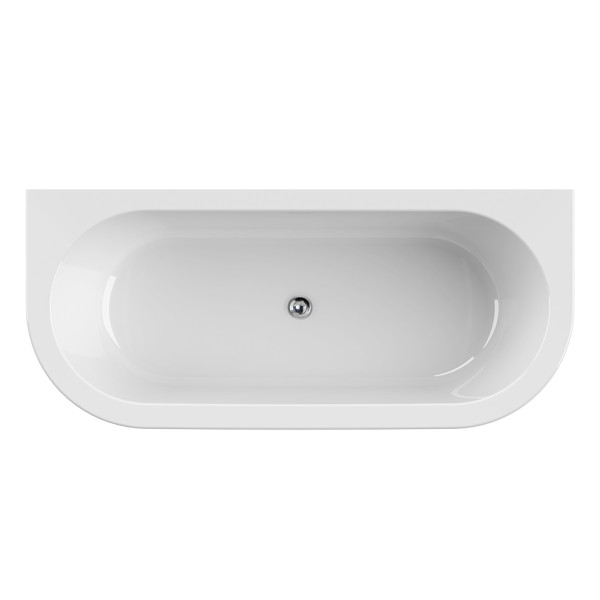 Ванна акриловая Cezares Slim 180x79x60 белый (SLIM WALL-180-80-60-W37-SET)