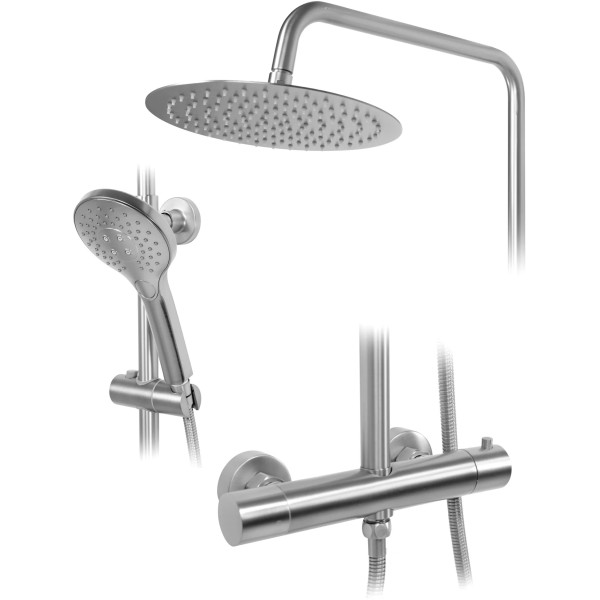 Душевая система термостатическая Rea Vincent Nicel (REA-P6603)