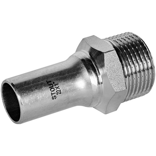 Вставка резьбовая 22х1"Н Stout SSS-2024 НПр-НР (нерж.ст., пресс) SSS-2024-000221 Вставка резьбовая 22х1"Н Stout SSS-2024 НПр-НР (нерж.ст., пресс) SSS-2024-000221