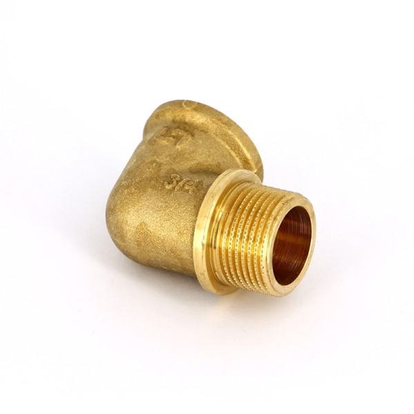 Угольник 3/4" ВН с упором Uni-Fitt (латунь) 612G3300