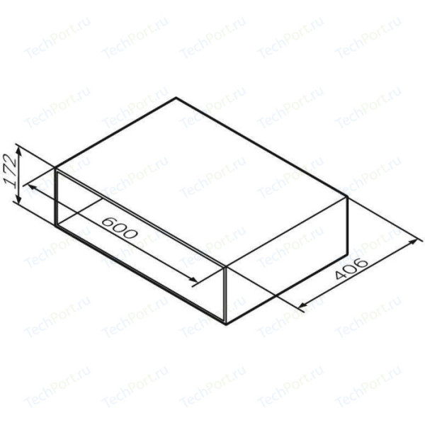 Полка подвесная AM.PM Gem 60 (M90OHX0600NF)