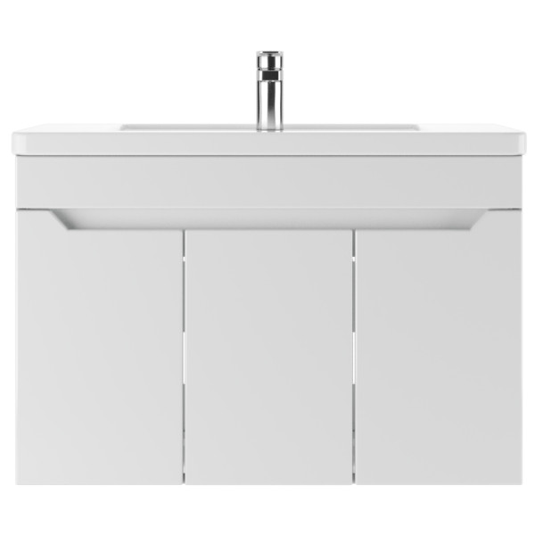 Тумба под умывальник Maria 80 Мечта без ящика подвесная Айсберг Домино (DM2326T)