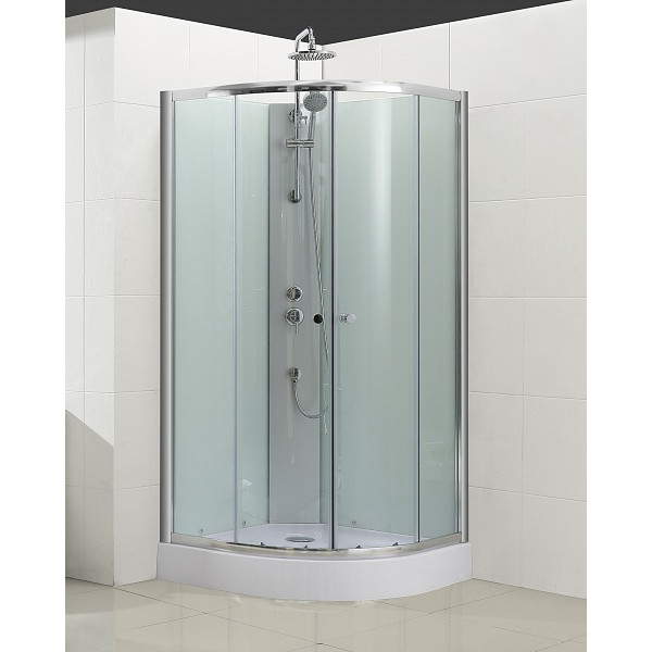 Кабина гидромассажная BandHours Nova 90х90 стекло прозрачное, профиль хром Кабина гидромассажная BandHours Nova 90х90 стекло прозрачное, профиль хром