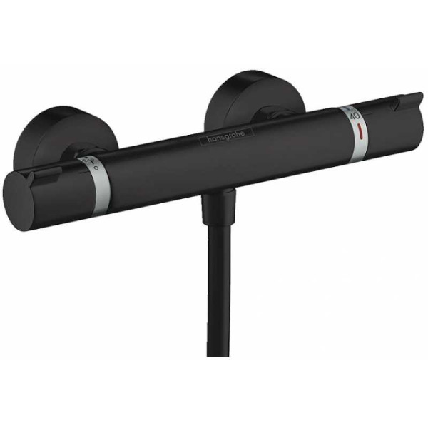 Смеситель для душа Hansgrohe Ecostat Comfort черный (13116670) Смеситель для душа Hansgrohe Ecostat Comfort черный (13116670)