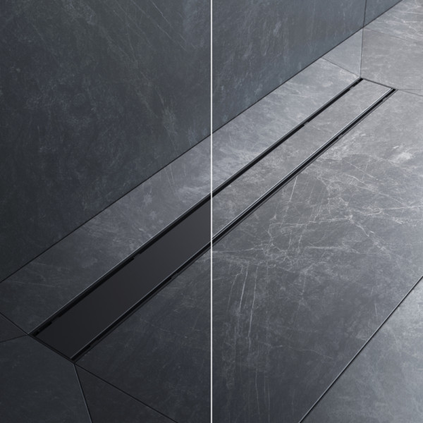 Душевой лоток AM.PM PrimeFlow линейный универс затвор Tile 80 см черн мат (W02SC-U11-080-04BM)