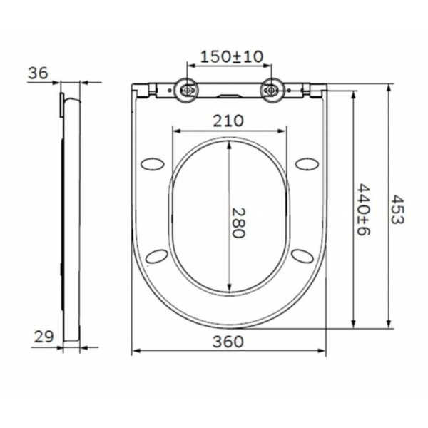 Сиденье для унитаза AM.PM Inspire с микролифтом (C507854WH)