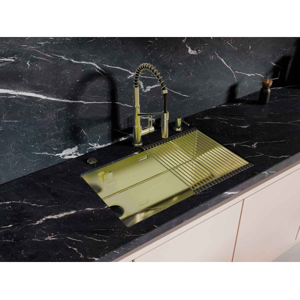 Смеситель для кухни Omoikiri Mikawa 2 Plus-SB-LG светлое золото (4994453)