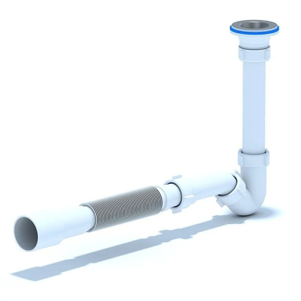 Сифон 32 мм. трубный АНИ для биде с выпуском 1 1/4"*65 мм., с гибкой трубой 32*40/50 АНИ пласт (BD1016) Сифон 32 мм. трубный АНИ для биде с выпуском 1 1/4"*65 мм., с гибкой трубой 32*40/50 АНИ пласт (BD1016)