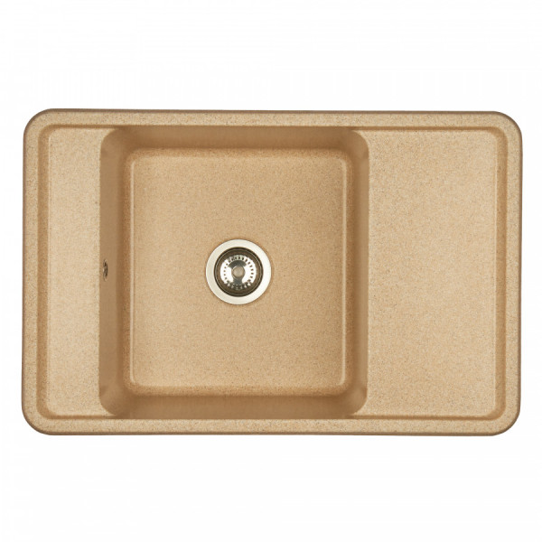 Мойка для кухни врезная Aquaton Беллис 510x780x250 песочный (1.A725.0.32B.S22.0)