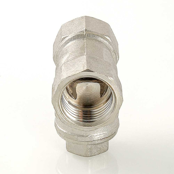 Фильтр прямой 3/4" ВВ мини 300 мкр. Valtec никель (VT.385.N.05)