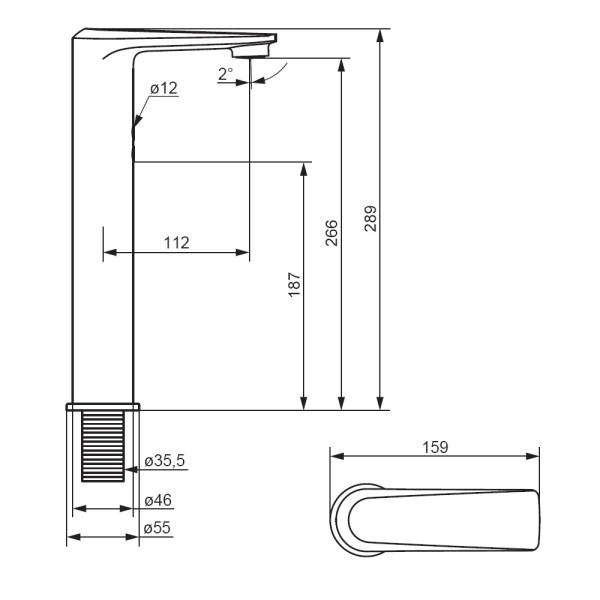 Смеситель для раковины Damixa Jupiter черный (770280300) Смеситель для раковины Damixa Jupiter черный (770280300)