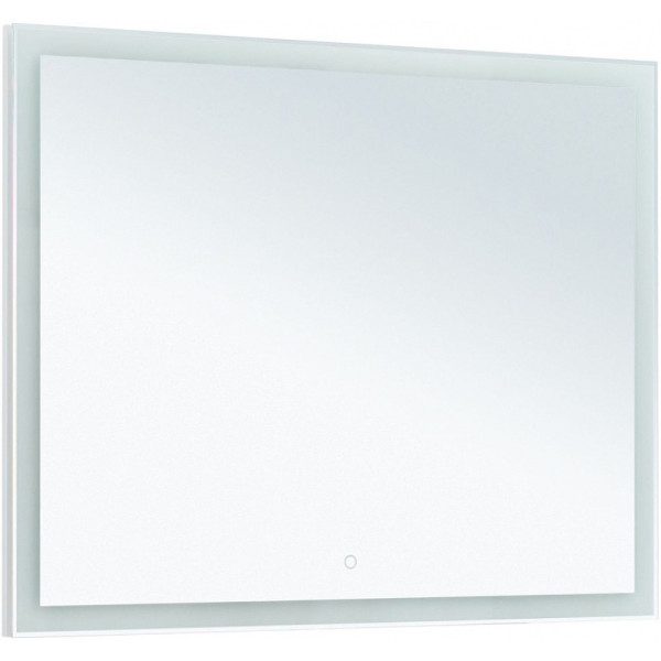 Зеркало с подсветкой Aquanet Гласс 120x80 белый (00274009)
