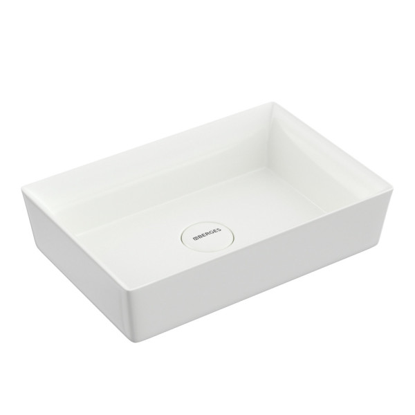 Раковина накладная Berges Mascon 55х38 см белая (181003) Раковина накладная Berges Mascon 55х38 см белая (181003)