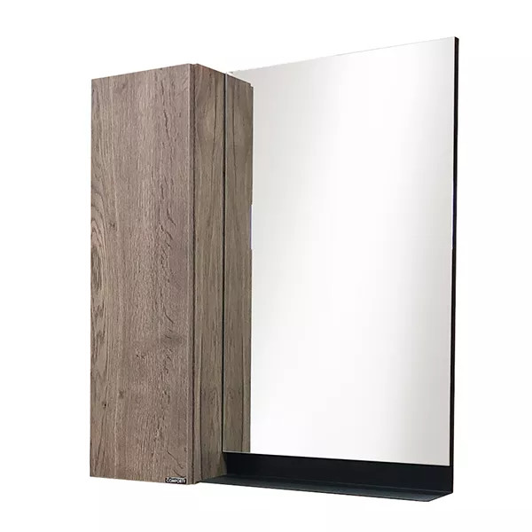 Шкаф зеркальный Comforty Кёльн 750x140x800 дуб темный (00004149061) Шкаф зеркальный Comforty Кёльн 750x140x800 дуб темный (00004149061)