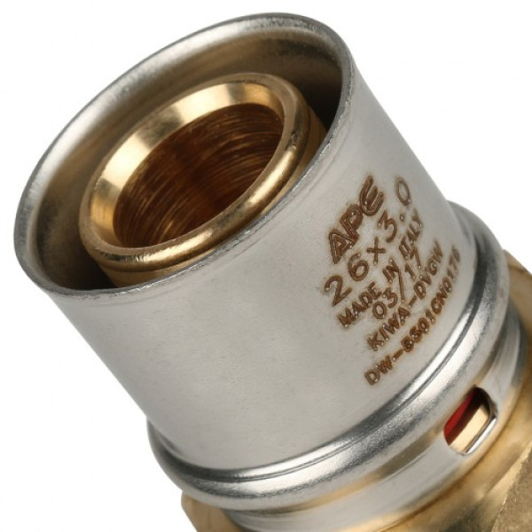 Соединение прямое 26*1"Н Stout (пресс) SFP-0001-000126 Соединение прямое 26*1"Н Stout (пресс) SFP-0001-000126