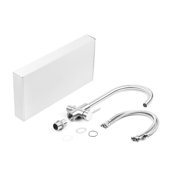 Смеситель для кухни Гейзер Тугела с подключением к фильтру с питьевой водой (25693)