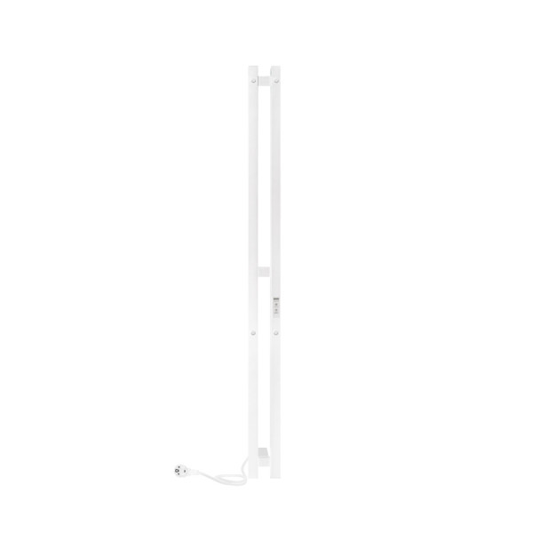Полотенцесушитель электрический Indigo Style PRO 1200x100 скрытый монтаж, универсальное подключение, белый (LSPRE120-10WMRt)