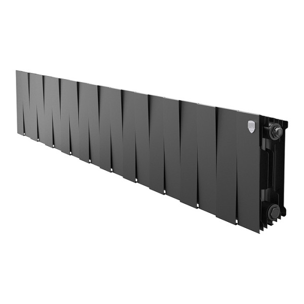 Радиатор биметаллический Royal Thermo PianoForte 200 Чёрный (20 секций) (RTPB3020020)
