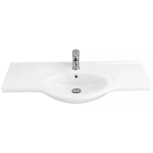 Раковина мебельная Creavit Epic 105x50 белая (ET105-00CB00E-0000) Раковина мебельная Creavit Epic 105x50 белая (ET105-00CB00E-0000)