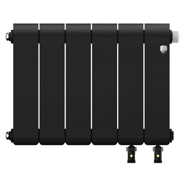 Радиатор биметаллический Royal Thermo Infinity 300 Noir Sable VR80 (6 секций) Чёрный (RTINSVR8030006) Радиатор биметаллический Royal Thermo Infinity 300 Noir Sable VR80 (6 секций) Чёрный (RTINSVR8030006)