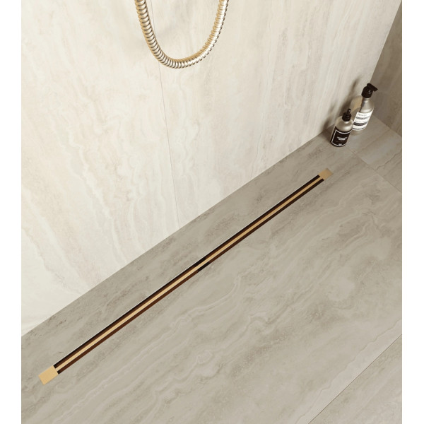 Душевой трап RGW SDR-50Gb 60 см золото BRUSH (76215060-06)