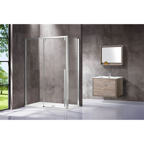 Душевой уголок Vincea Lugano VSR-1L-1 1500х800х1950 стекло прозрачное, профиль хром (VSR-1L8015CL-1) Душевой уголок Vincea Lugano VSR-1L-1 1500х800х1950 стекло прозрачное, профиль хром (VSR-1L8015CL-1)